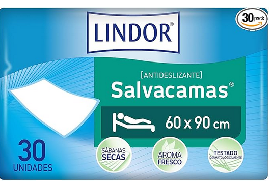 Empapador desechable colocado sobre la cama para proteger el colchón en caso de vómitos infantiles