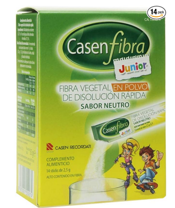 Fibra soluble infantil Casenfibra Junior para estreñimiento en niños