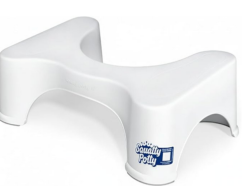 Reposapiés para inodoro infantil que ayuda a mejorar la postura y facilita la evacuación en niños con estreñimiento